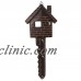 6 Hook Wall Mounted Hanger Key Holder Key Frame Wooden Hanging Home Decor   142628855971